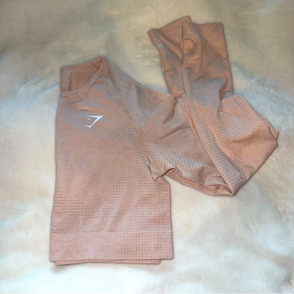 Gymshark long sleeve crop pale pink size medium Be A Visionary